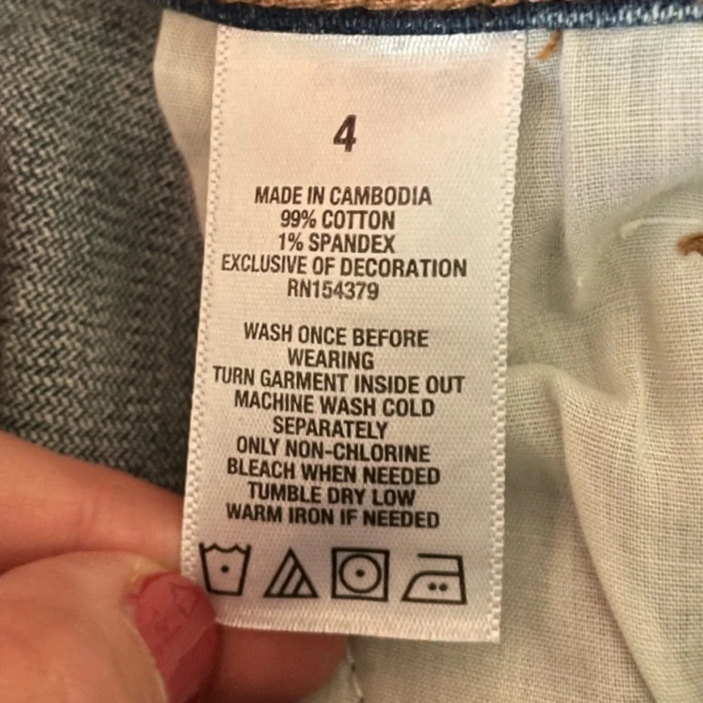 AÉROPOSTALE Real Denim High-Rise Mini Skirt Size 4